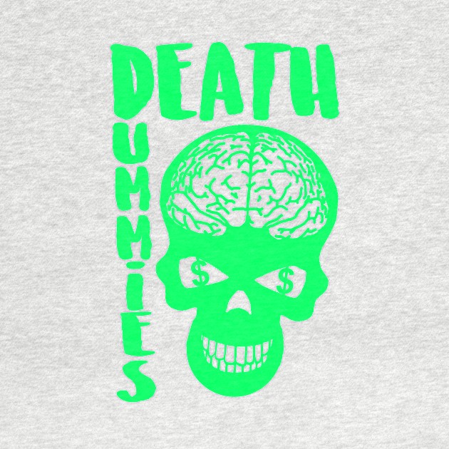 Green Death Dummies Skull by DeathDummies